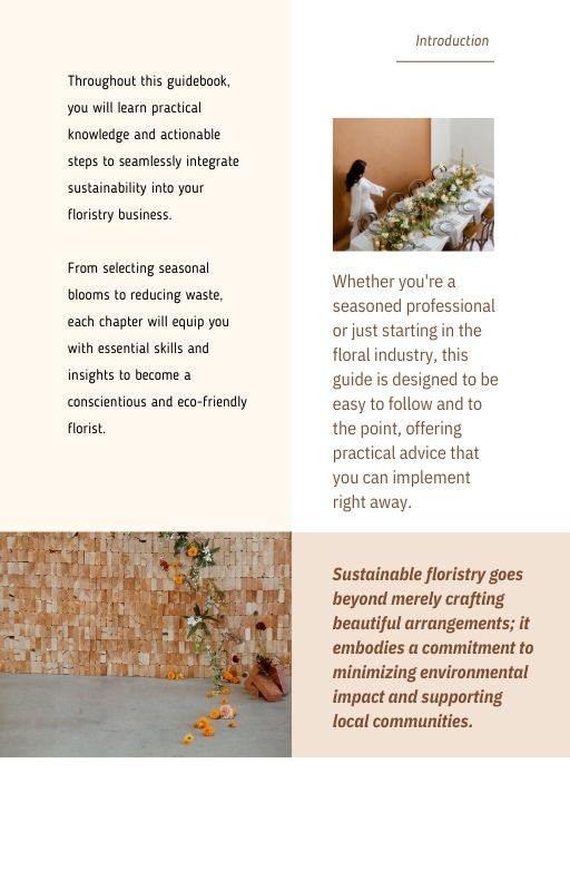 Sustainable Wedding Floristry Resource & Recipe Guide
